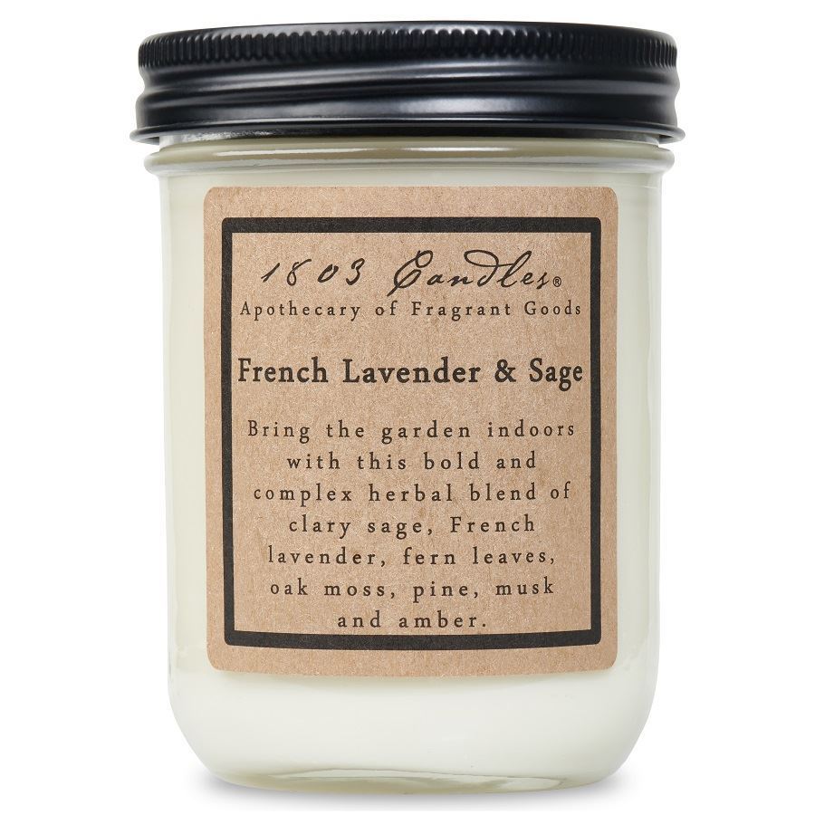 French Lavender and Sage Soy Candle