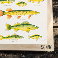 Skinny Frame: Wood Tones