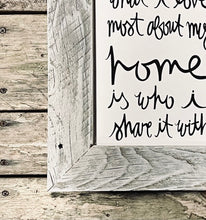 Whitewashed Rustic Frame