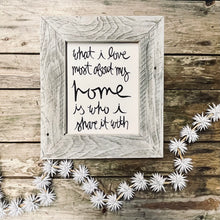Whitewashed Rustic Frame