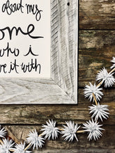 Whitewashed Rustic Frame