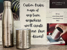 Custom Map Stainless Steel Water Bottle