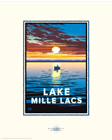 Lake Mille Lacs - Landmark Landmark Series Card