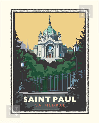 Saint Paul Cathedral - Landmark Series Print