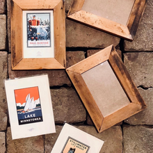 Wide Frame: Wood Tones