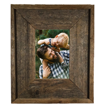 Beveled Edge Frame: Reclaimed Wood