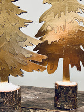 Wood + Faux Leather Tree