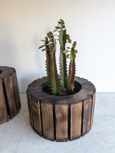 (Copy) Reclaimed Wood Lathe Vase/Planter