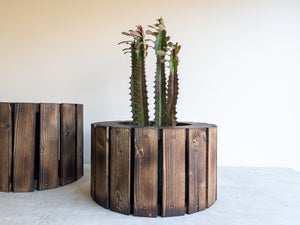 (Copy) Reclaimed Wood Lathe Vase/Planter