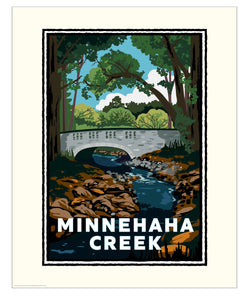 Minnehaha Creek Summer - Landmark Series Print