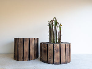 (Copy) Reclaimed Wood Lathe Vase/Planter