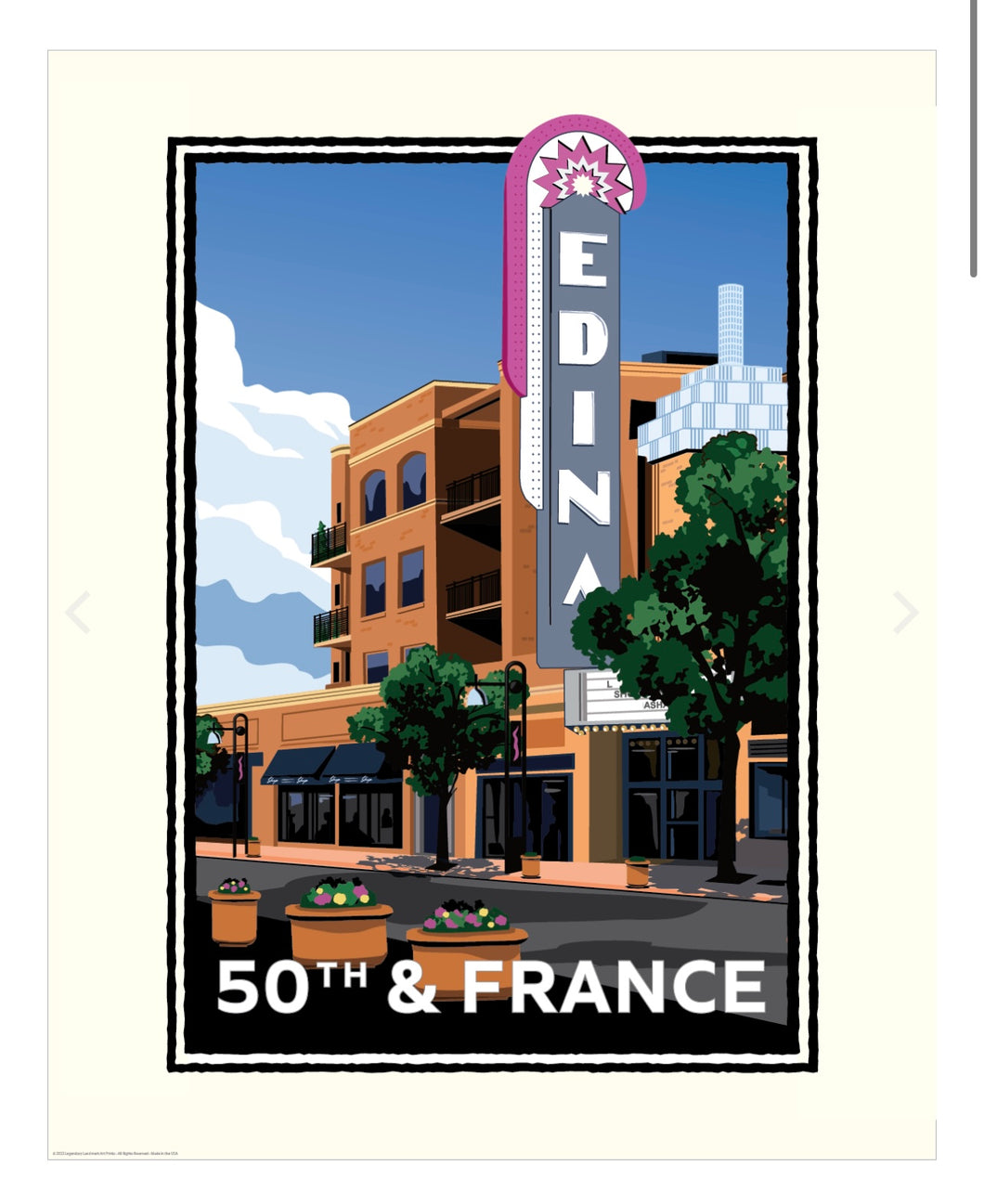 50th & France Edina - Landmark Series Print