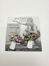 Ceramic Mushroom Hanging Earrings