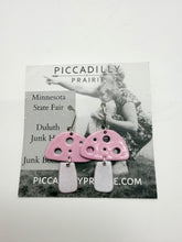 Ceramic Mushroom Hanging Earrings