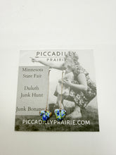 Long Silver Dangling Ceramic Earrings