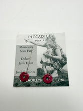 Long Silver Dangling Ceramic Earrings