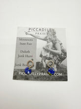 Silver and Brass Stud Earrings