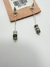 Half Moon Stud Chandelier Earrings