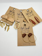 Brass and Other material Earrings - 14k Gold Plated Stems