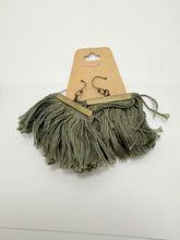 Tassel Fan Hanging Earrings