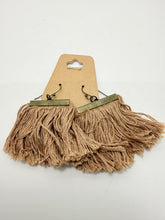 Tassel Fan Hanging Earrings