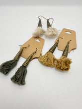 Long Tassel Hanging Earrings