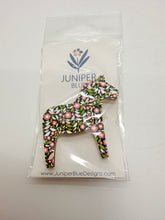 Flower Horse Pins