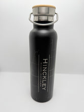 Stainless Steel Map Bottles with Bamboo Top