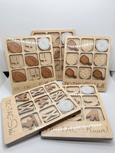 Wood Engraved Tic-Tac-Toe Games