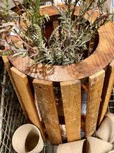 Reclaimed Wood Lathe Vase/Planter
