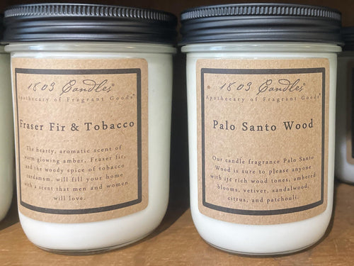 Frasier Fir + Tobacco Soy Candle