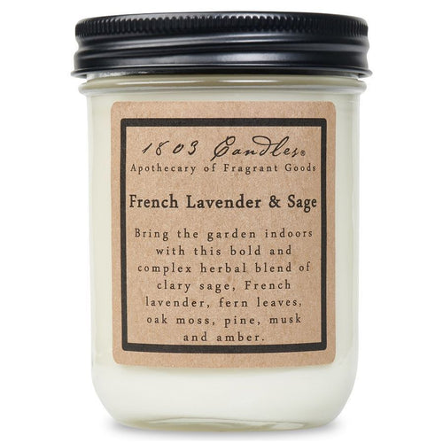 French Lavender and Sage Soy Candle