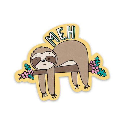 Meh Sticker - Sloth