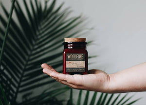 Amber Apothecary Wood Wick Soy Candle