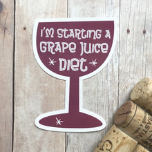 Grape Juice Diet Sticker
