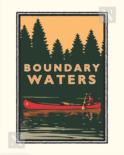 Boundary Waters - Landmark Series Print