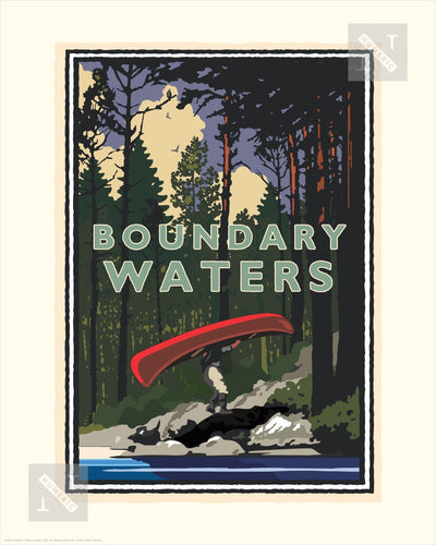 Boundary Waters Portage - Landmark Series Print