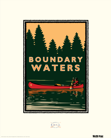 Boundary Waters - Landmark Series Card