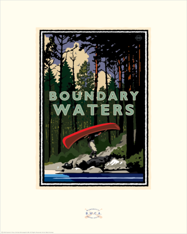 Boundary Waters Portage - Landmark Series Card