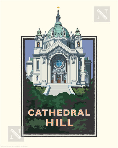 Cathedral Hill - Landmark Series Print