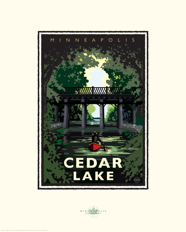 Cedar Lake - Landmark Series Card