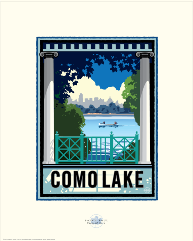 Como Lake - Landmark Series Card