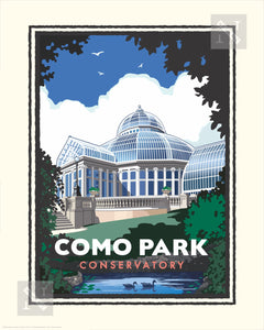 Como Park Conservatory - Landmark Series Print