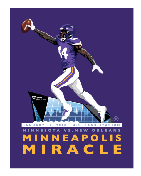Minneapolis Miracle - Landmark Series Print