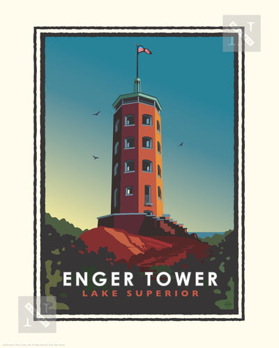 Enger Tower - Landmark Series Print