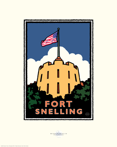 Fort Snelling - Landmark Series Card