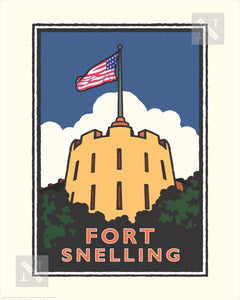 Fort Snelling - Landmark Series Print