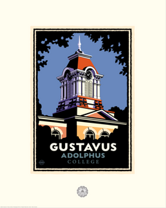 Gustavus "Old Main Tower" - Landmark University Series Print