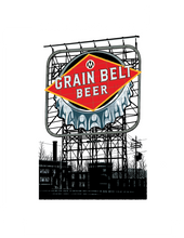 Grain Belt Sign - City Line Series Sticker