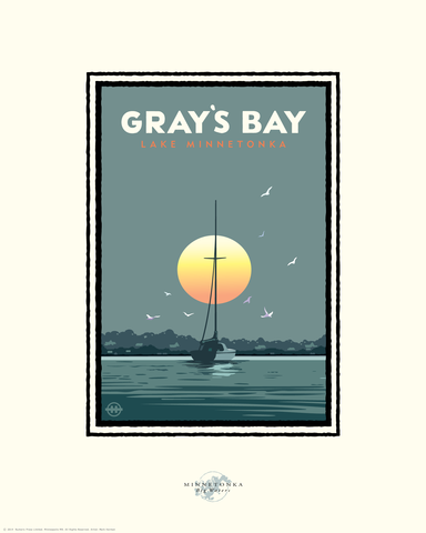 Lake Minnetonka Gray's Bay - Landmark Series Card